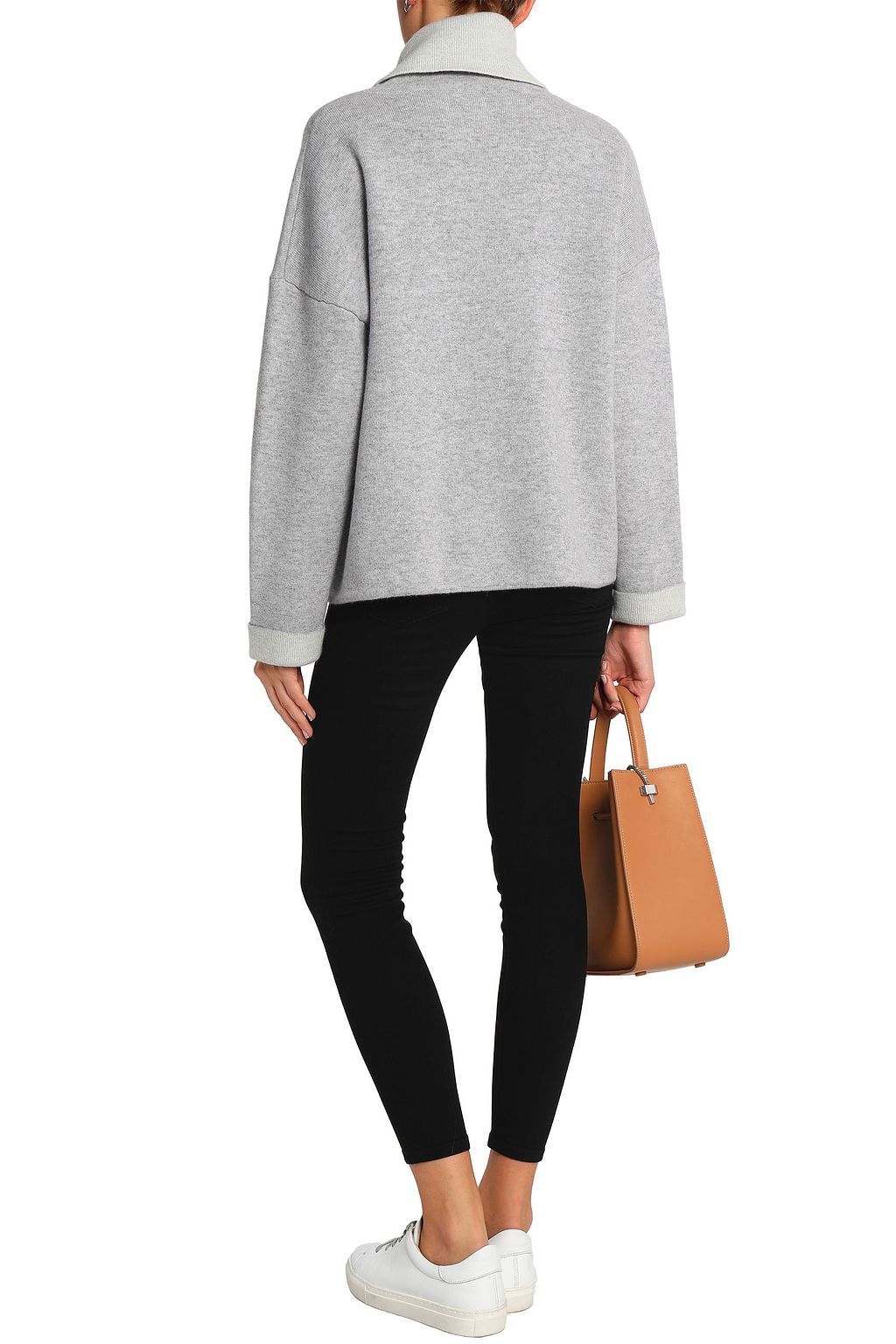 CURRENT/ELLIOTT The High Waist Stiletto cropped high-rise skinny jeans
