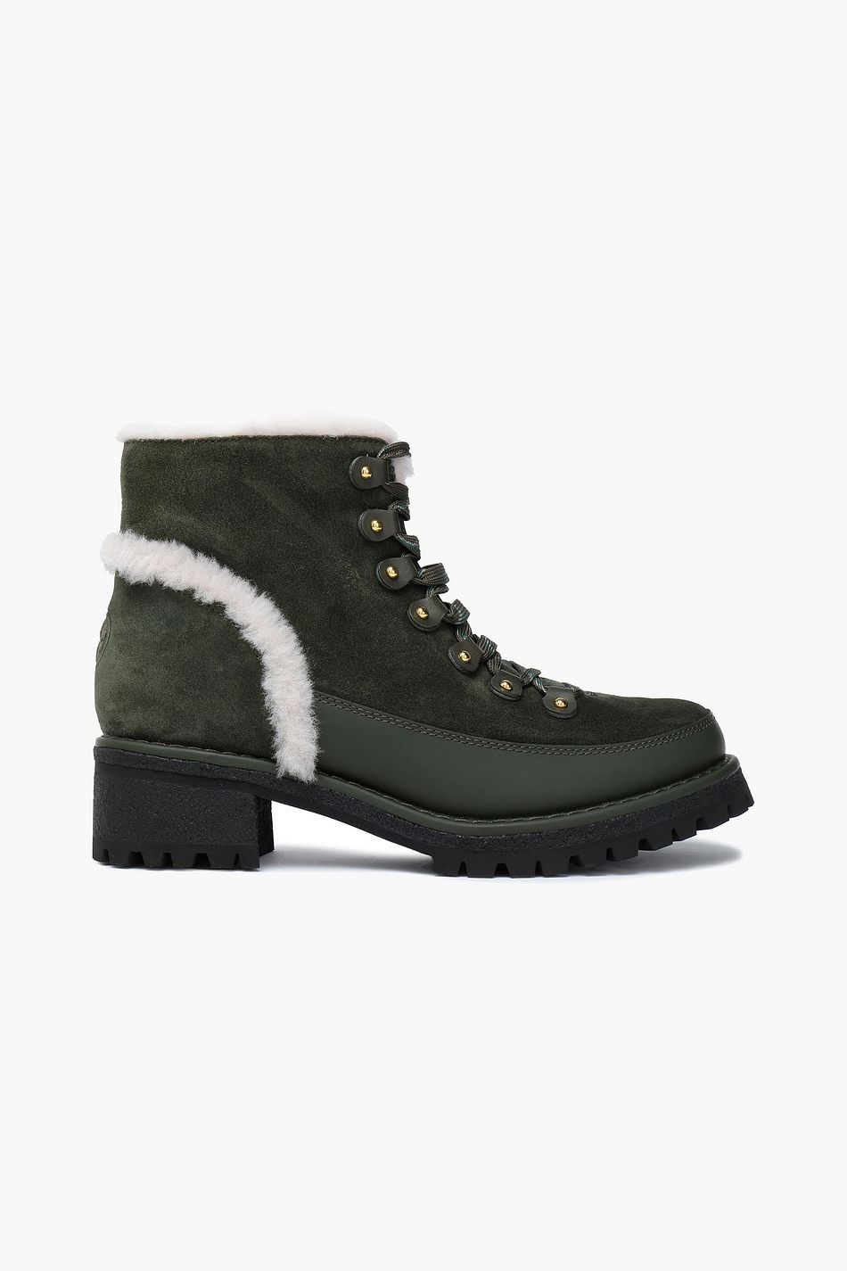 tory burch green boots