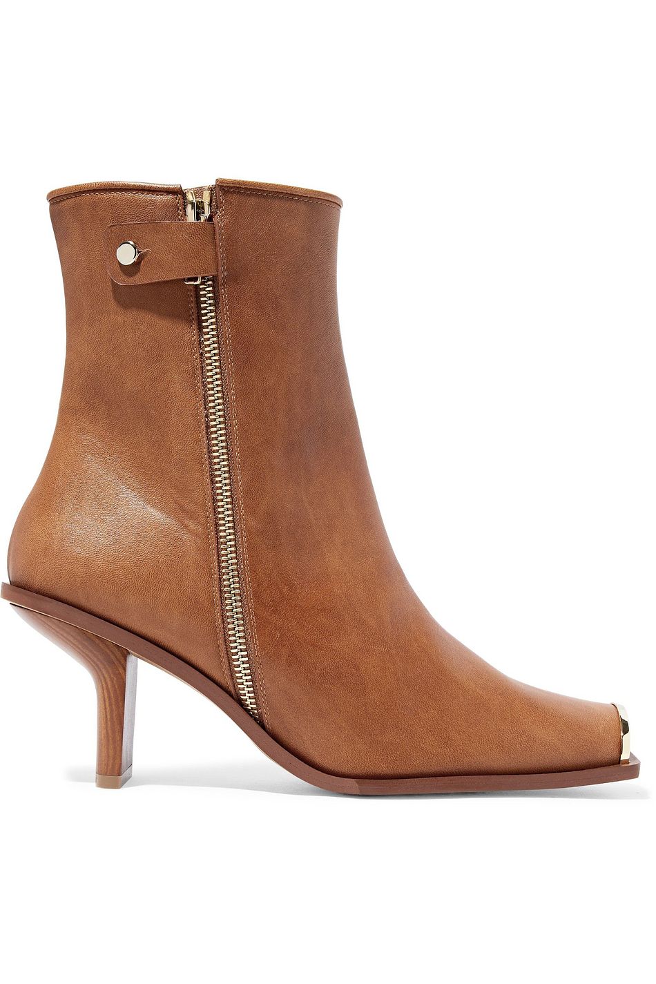 stella mccartney faux leather ankle boots