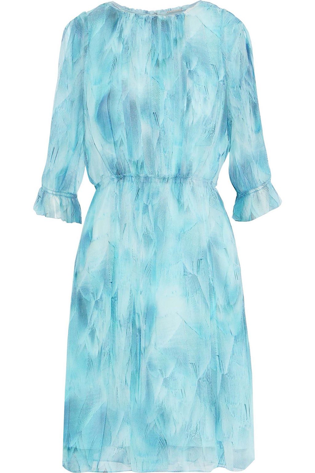 tahari light blue dress