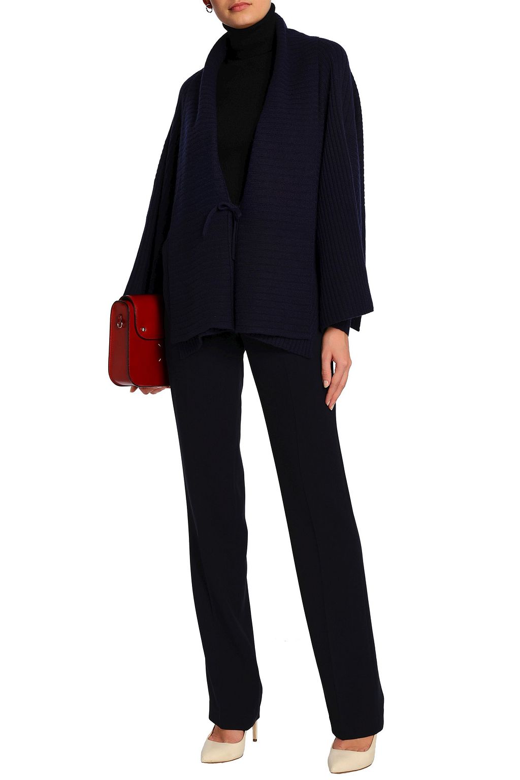 AGNONA Ribbed cashmere cardigan