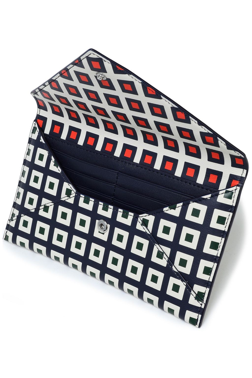 TORY BURCH Printed leather wallet
