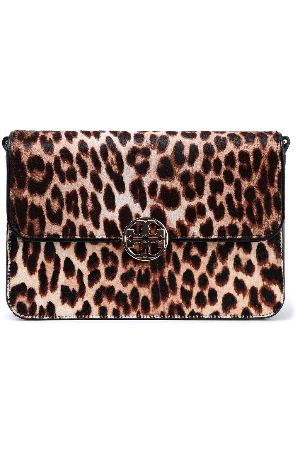 TORY BURCH Leopard-print calf hair shoulder bag