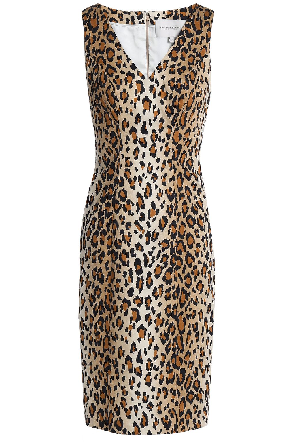 carolina herrera leopard dress