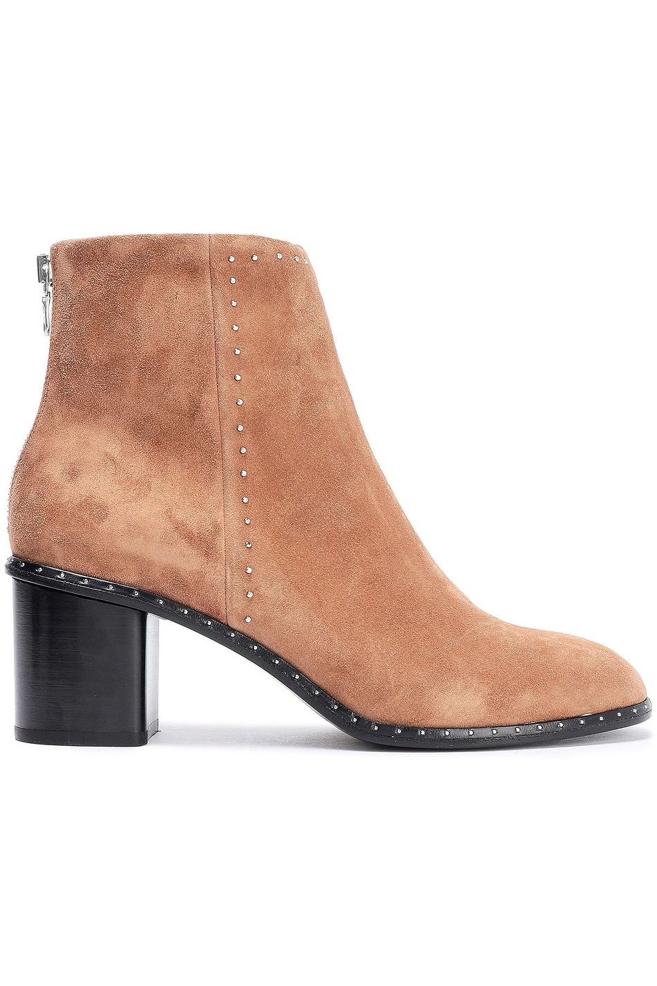 studded suede chelsea boots