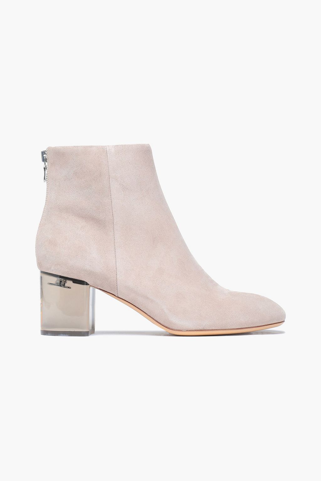 bone suede boots