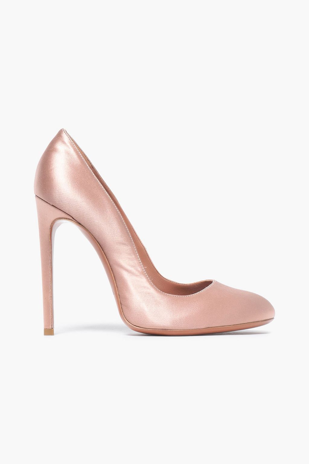rose satin shoes