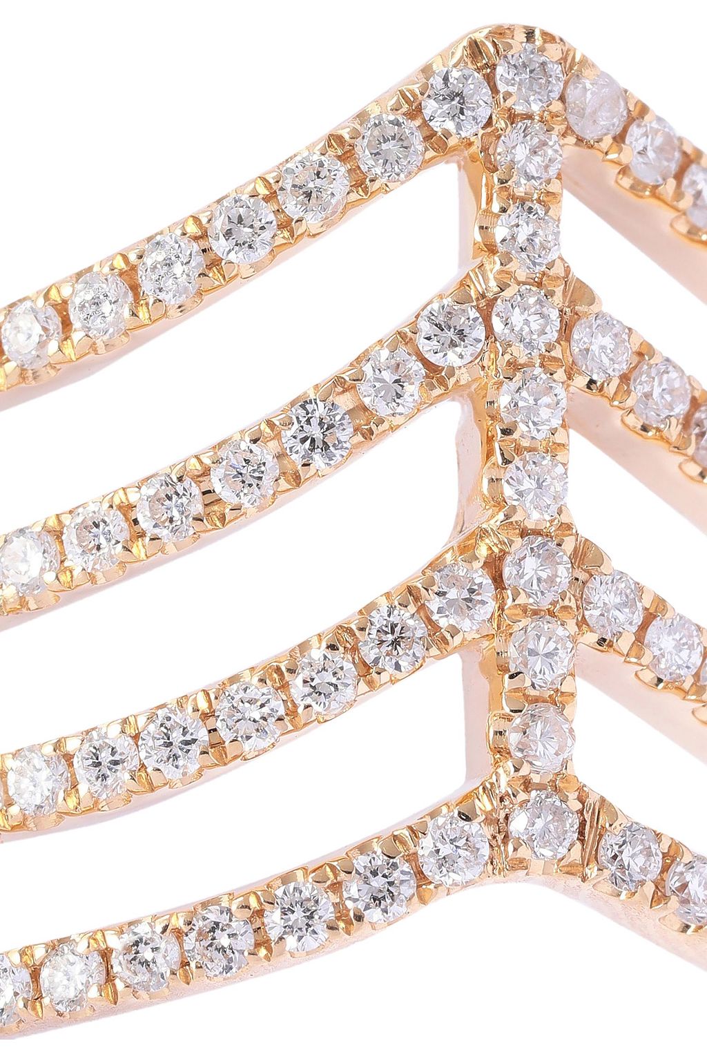 KHAI KHAI 18-karat gold diamond ring