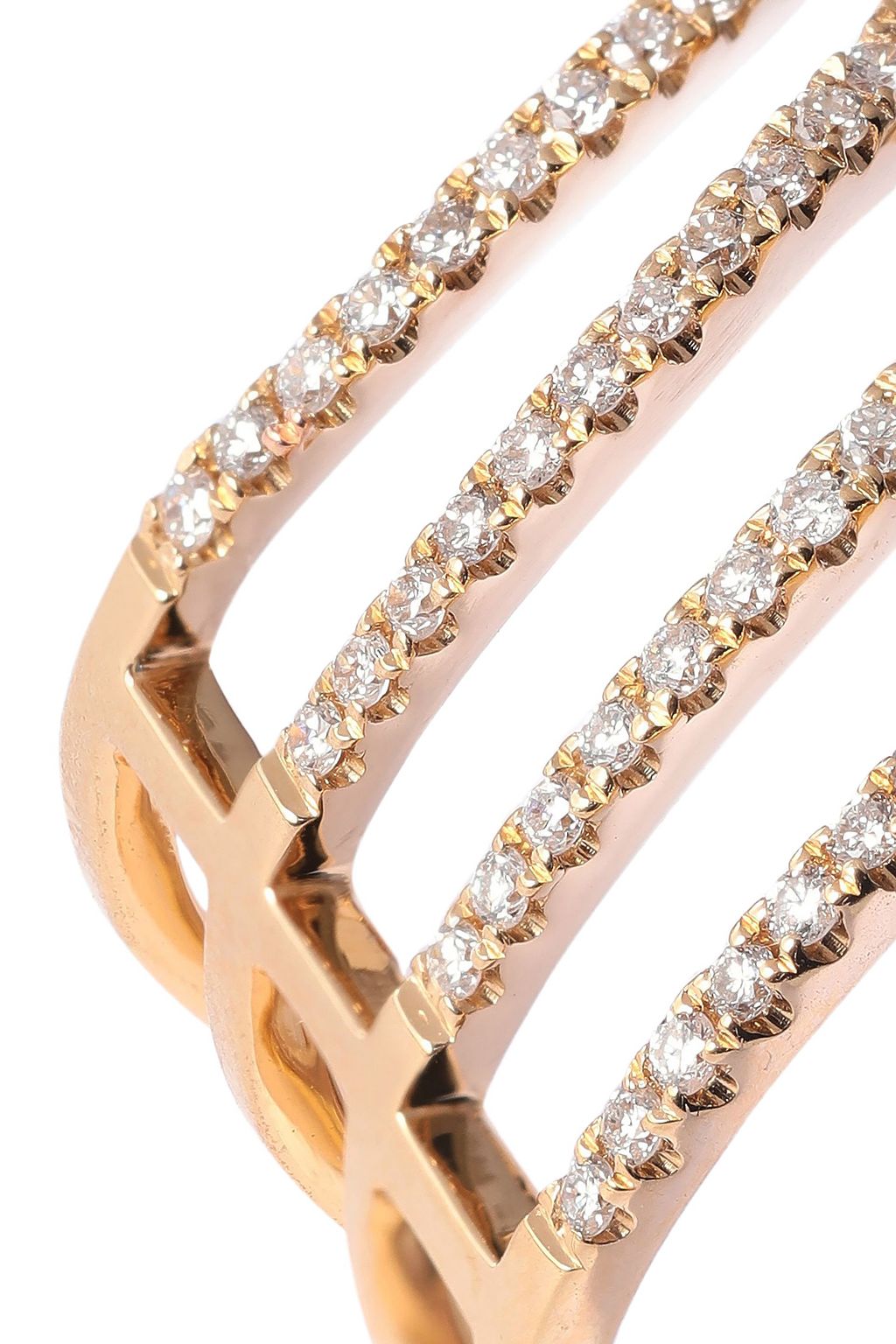 KHAI KHAI 18-karat gold diamond ring