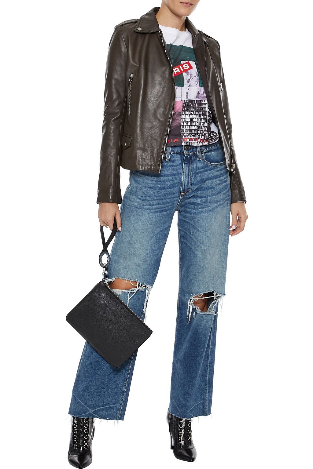 MUUBAA Granger leather biker jacket