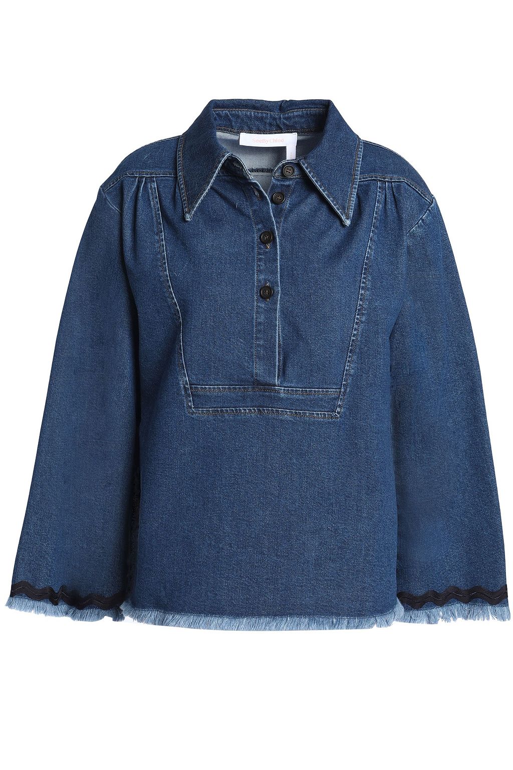 see by chloe denim top