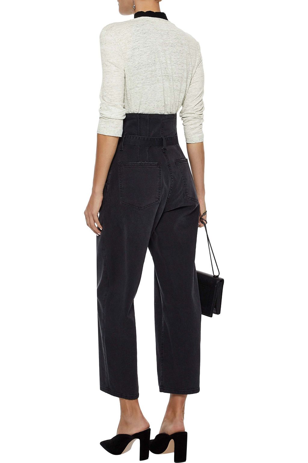 MAJESTIC FILATURES Marled stretch-linen cardigan