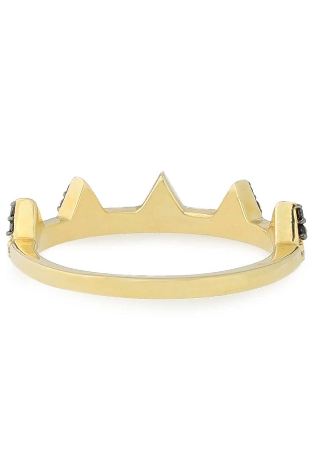 KHAI KHAI 18-karat gold diamond and tsavorite ring
