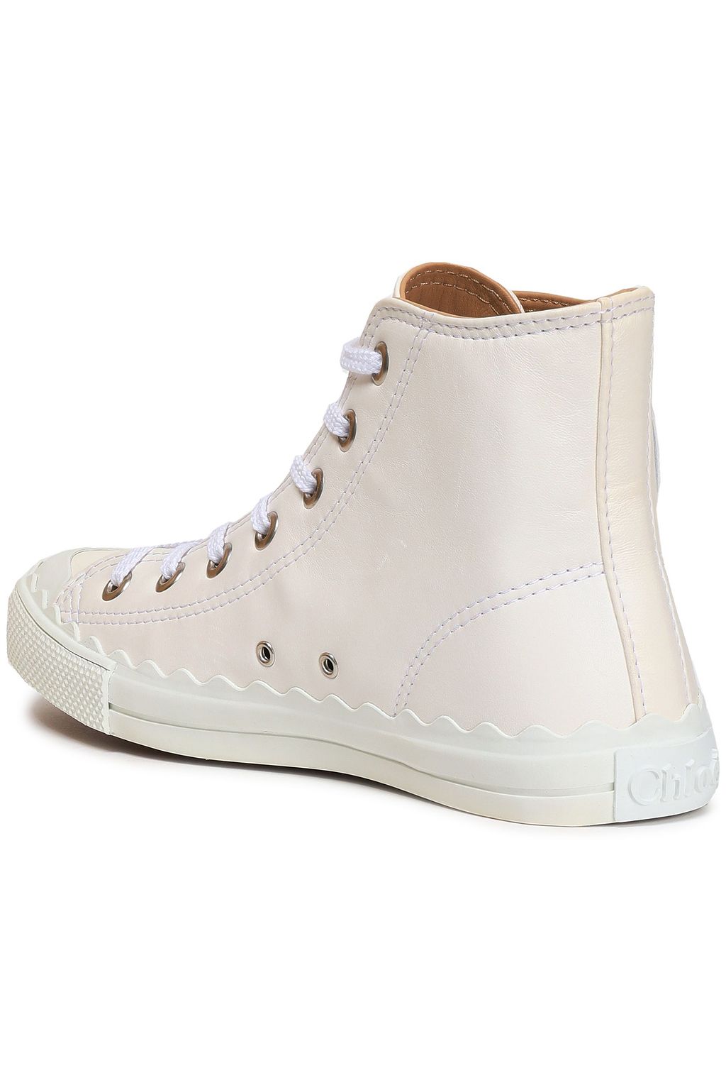 CHLOÉ Leather high-top sneakers
