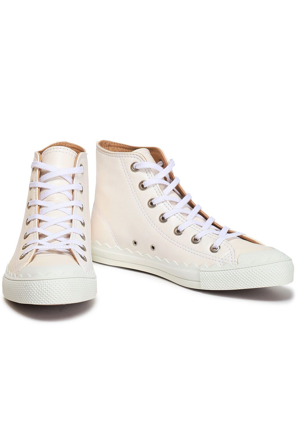 CHLOÉ Leather high-top sneakers