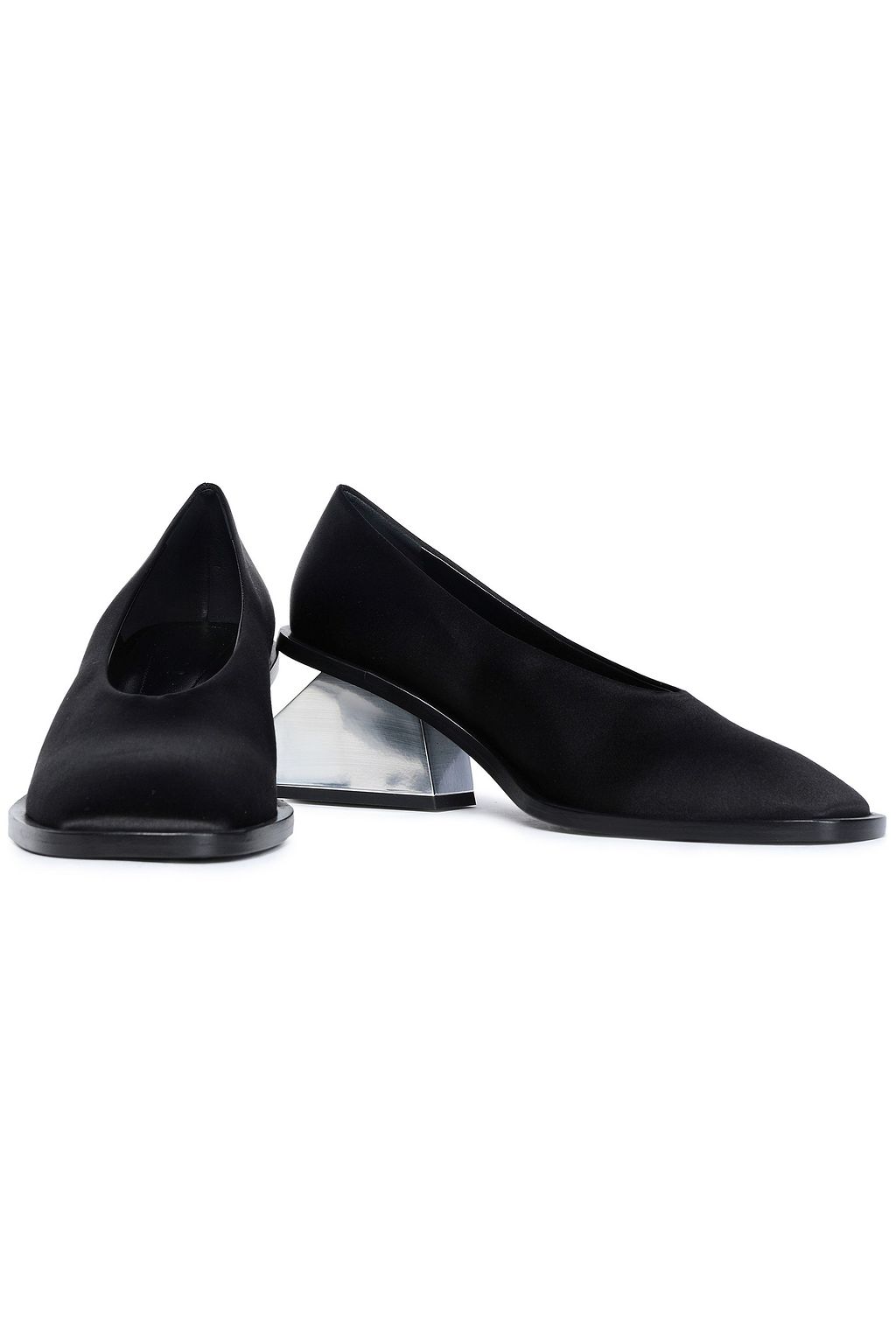 MARNI Silk-satin pumps