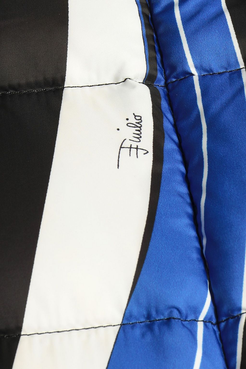 PUCCI Quilted printed shell down hooded vest