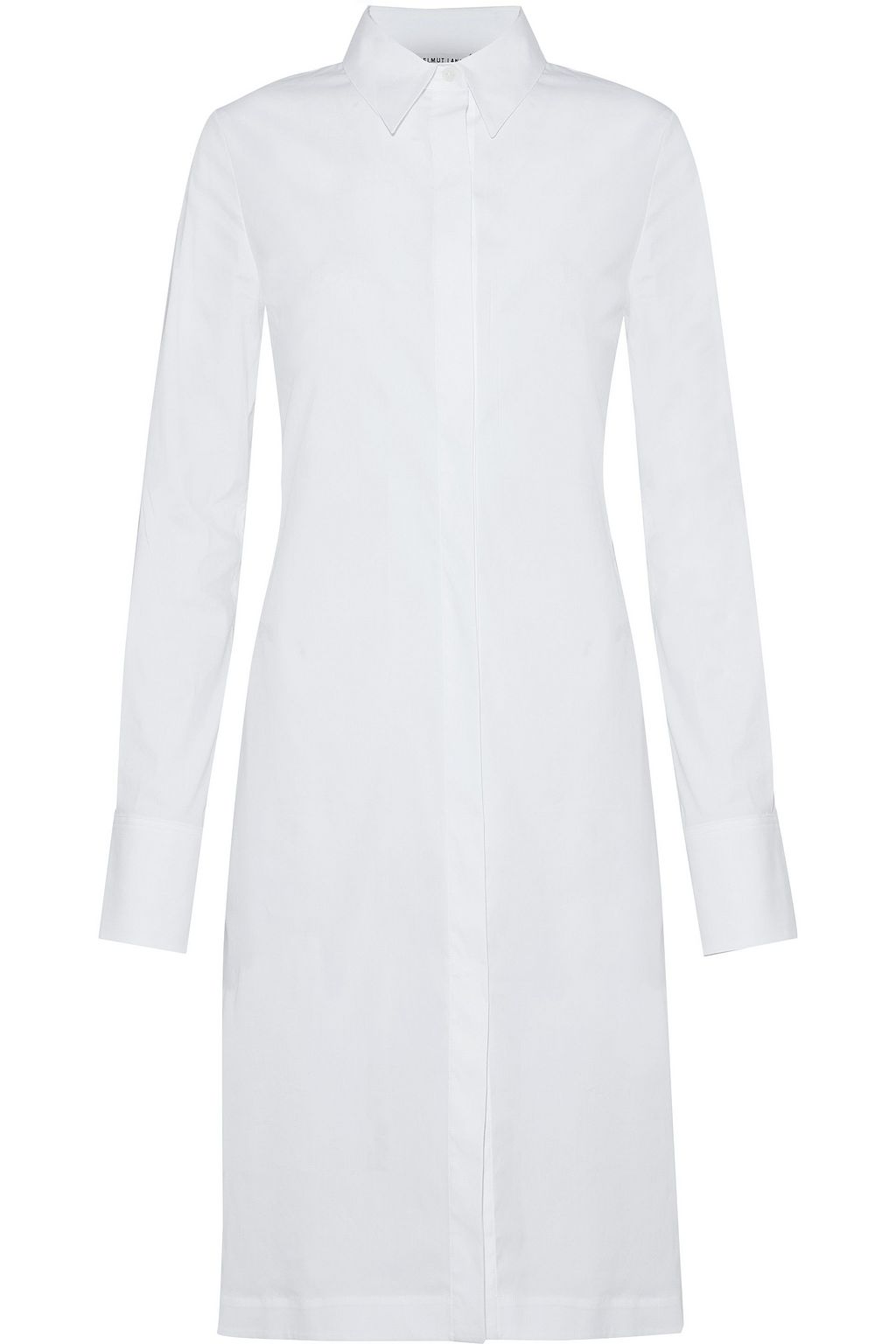 helmut lang white shirt dress