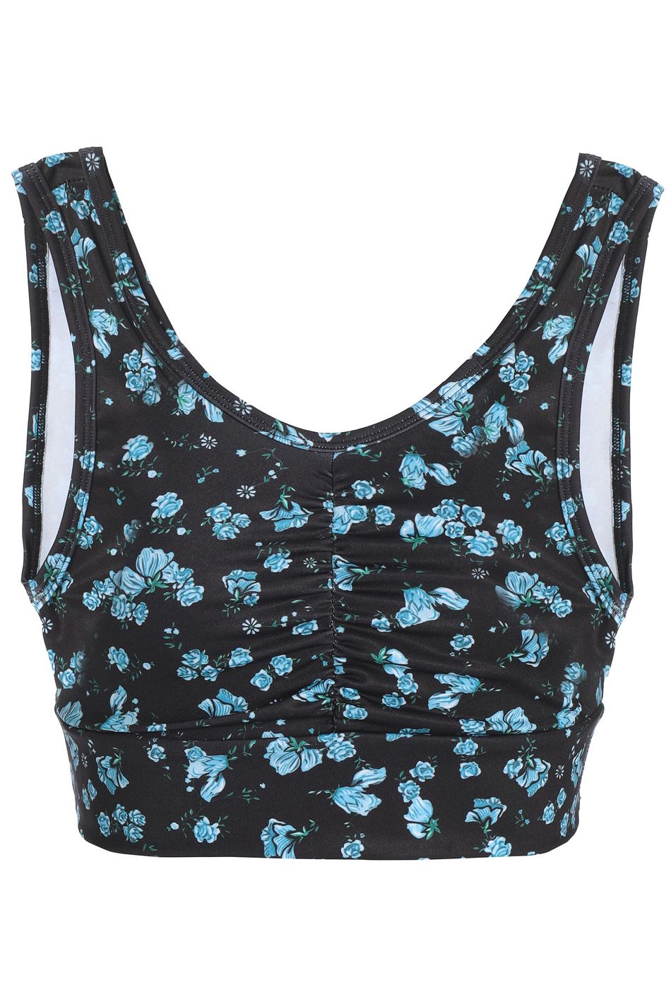 floral print sports bra