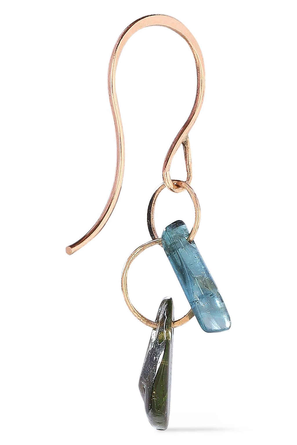 MELISSA JOY MANNING 14-karat gold stone earrings