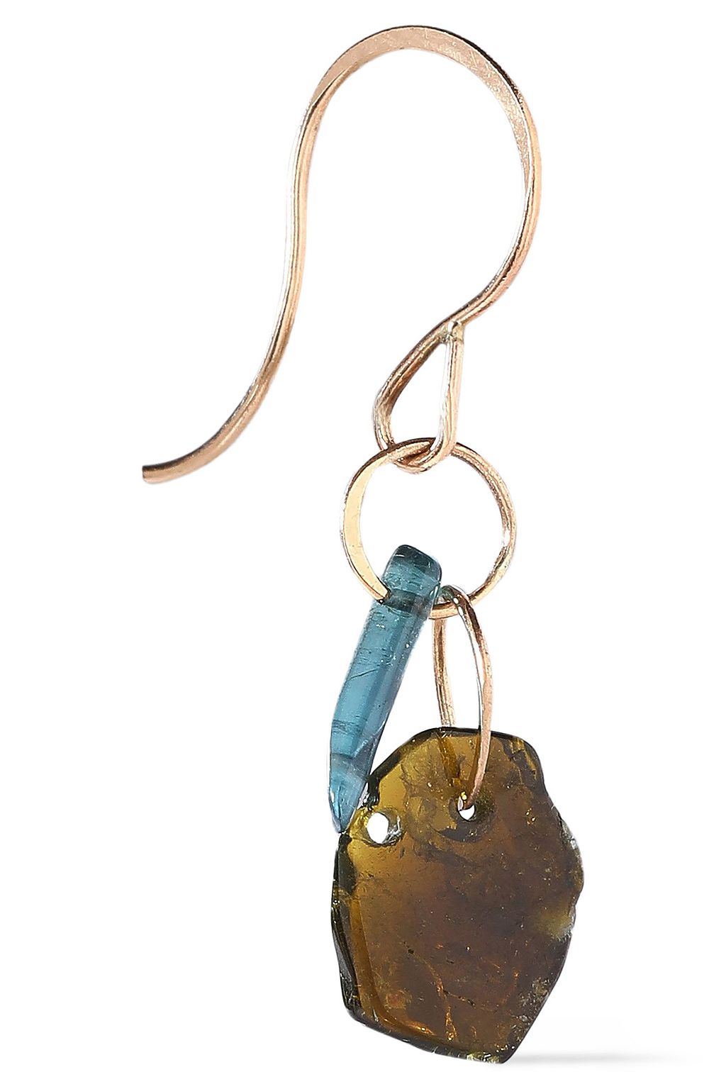 MELISSA JOY MANNING 14-karat gold stone earrings