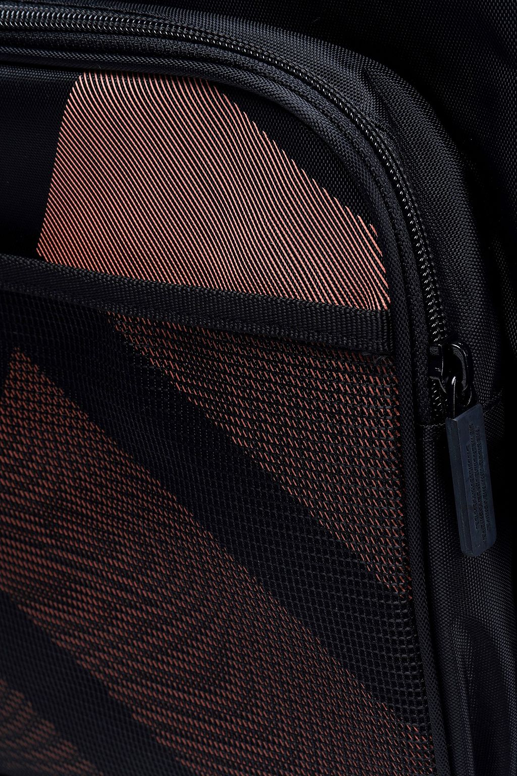 ADIDAS ORIGINALS Mesh-paneled canvas backpack
