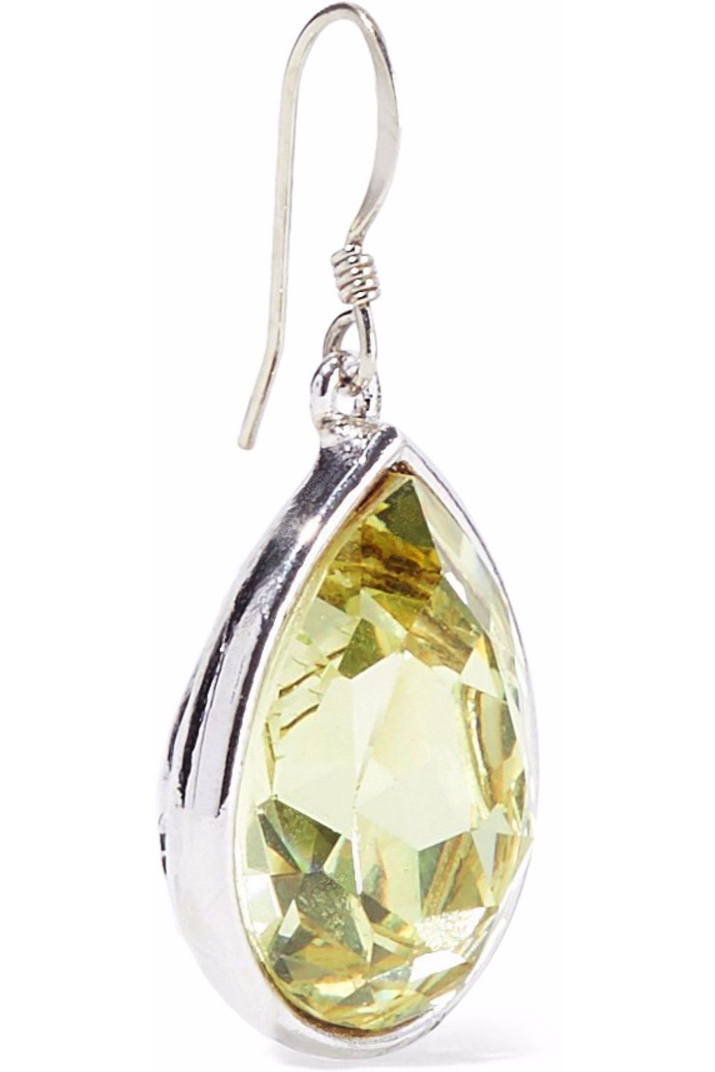 KENNETH JAY LANE Silver-tone crystal earrings