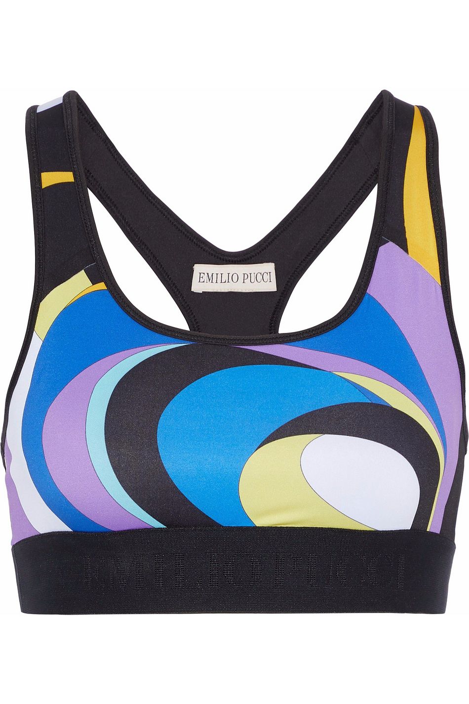 multicolor sports bra