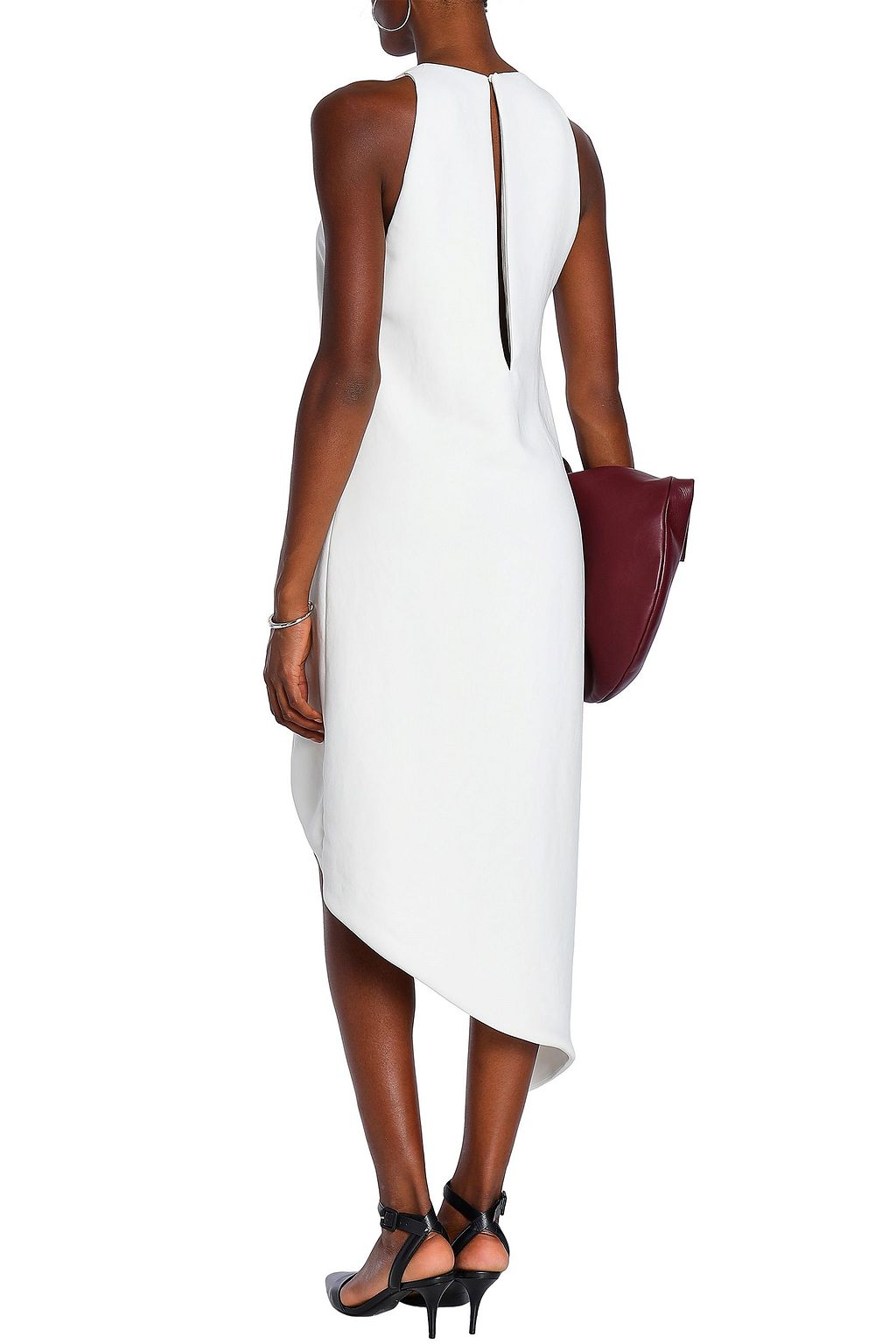 IRO Hamlin asymmetric crepe dress