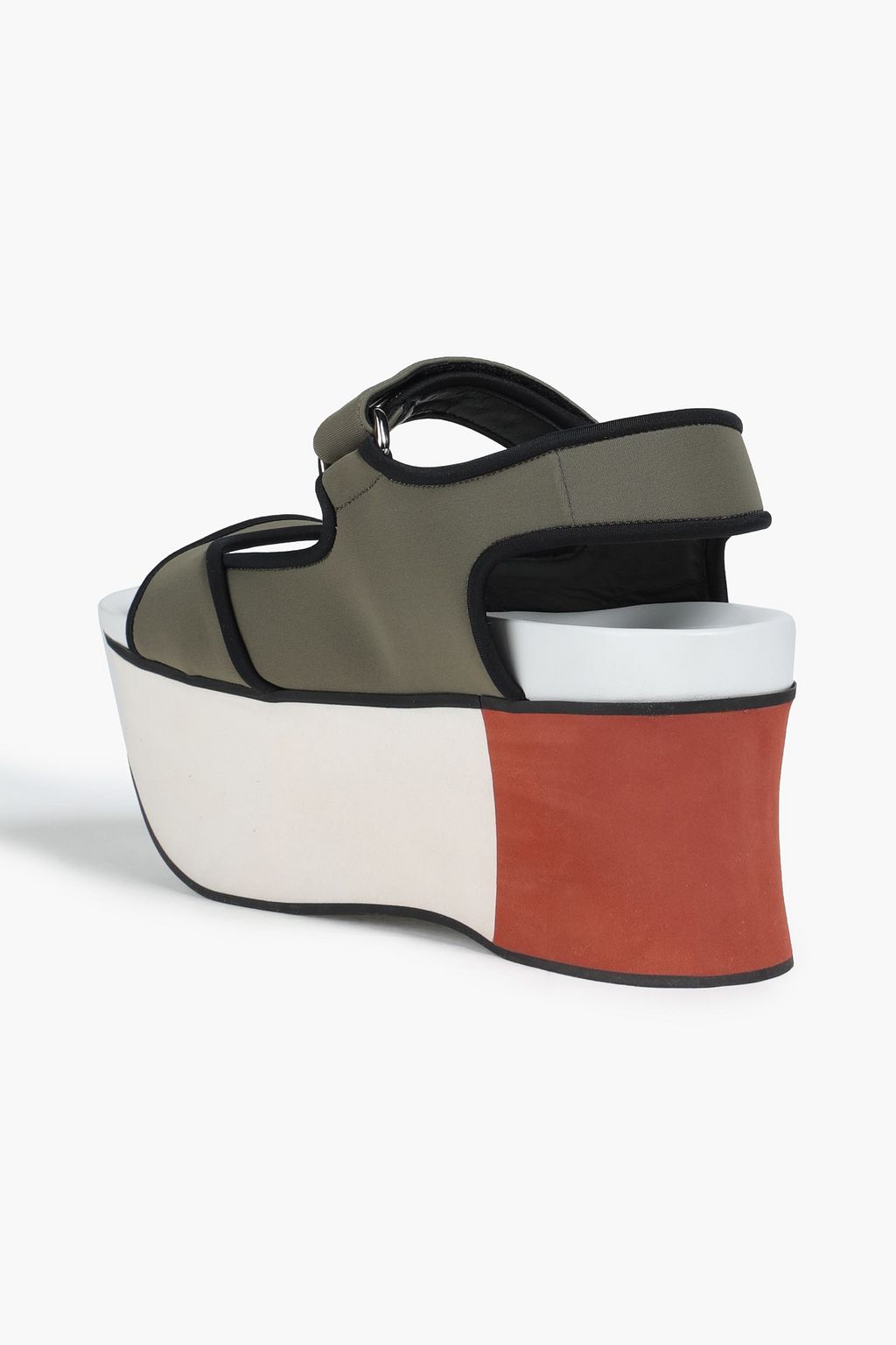 MARNI Neoprene platform sandals
