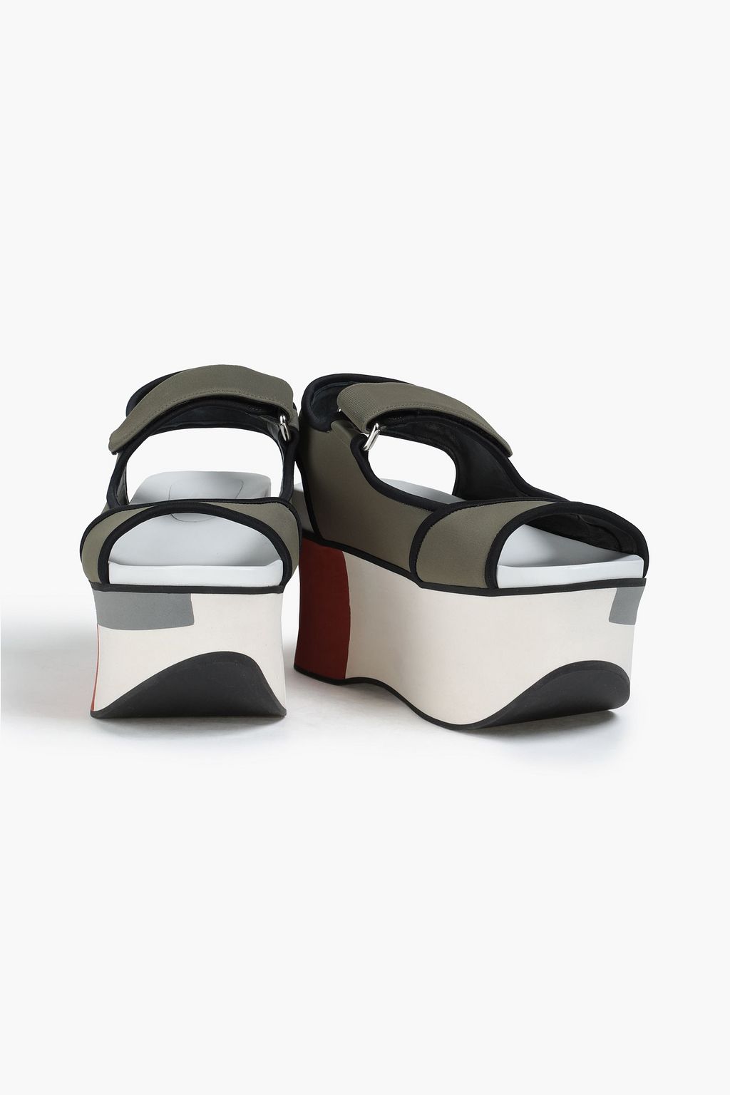 MARNI Neoprene platform sandals