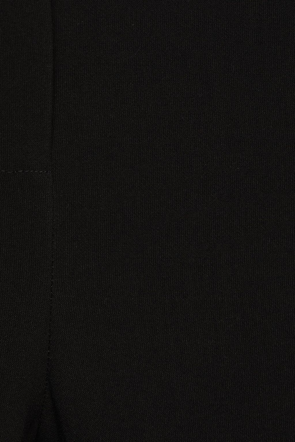 HALSTON Cropped stretch-crepe skinny pants