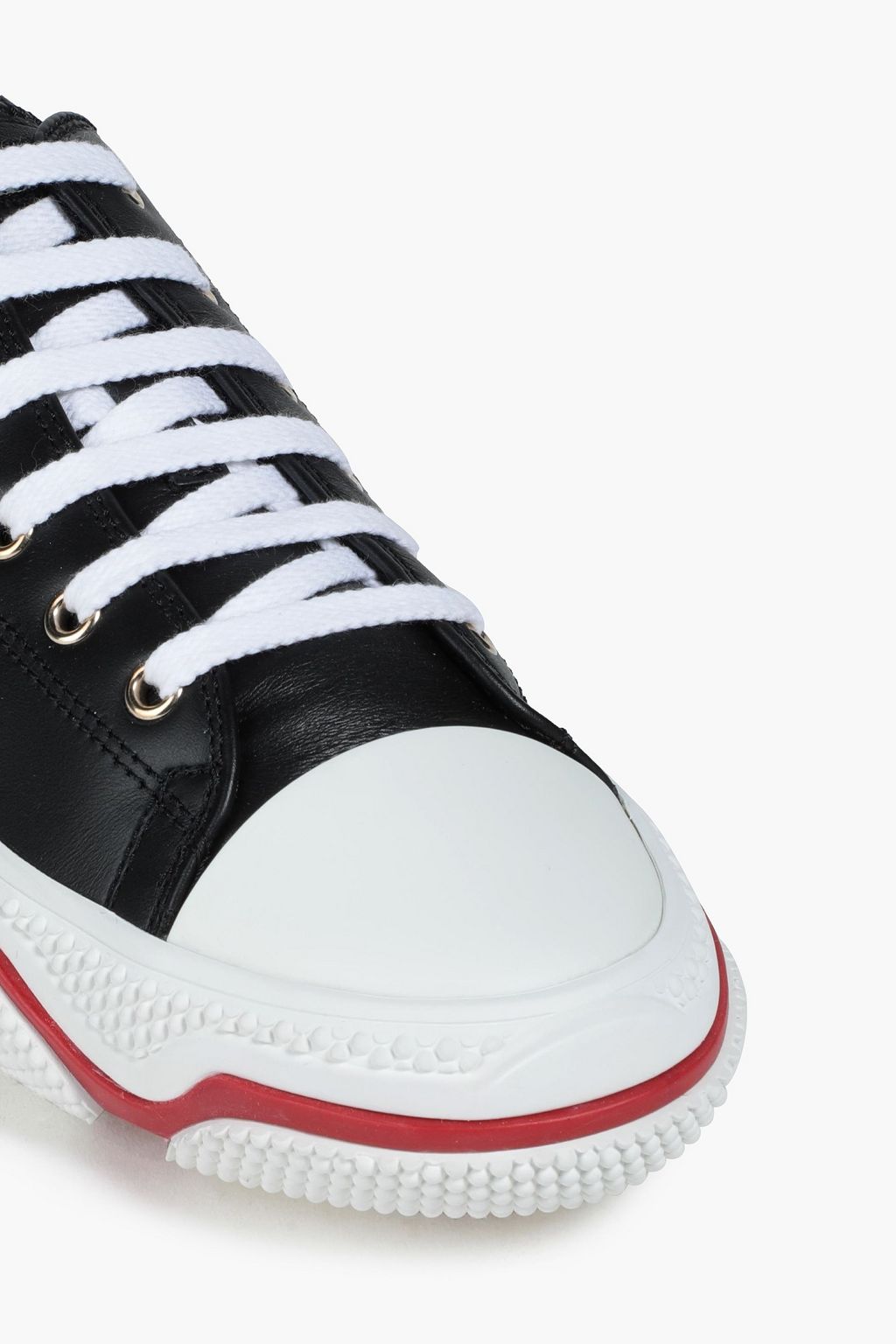 RED(V) Leather sneakers