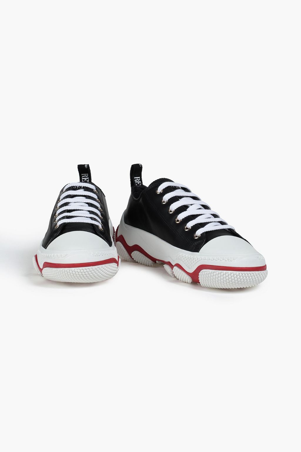 RED(V) Leather sneakers