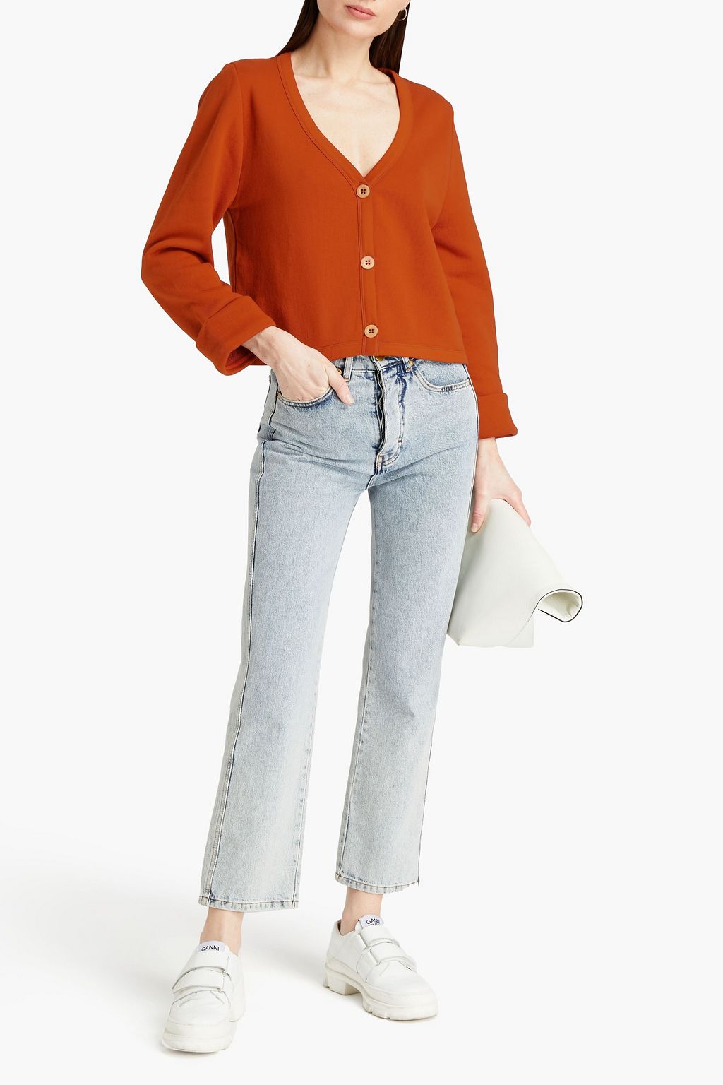 Tan Organic French cotton-terry 