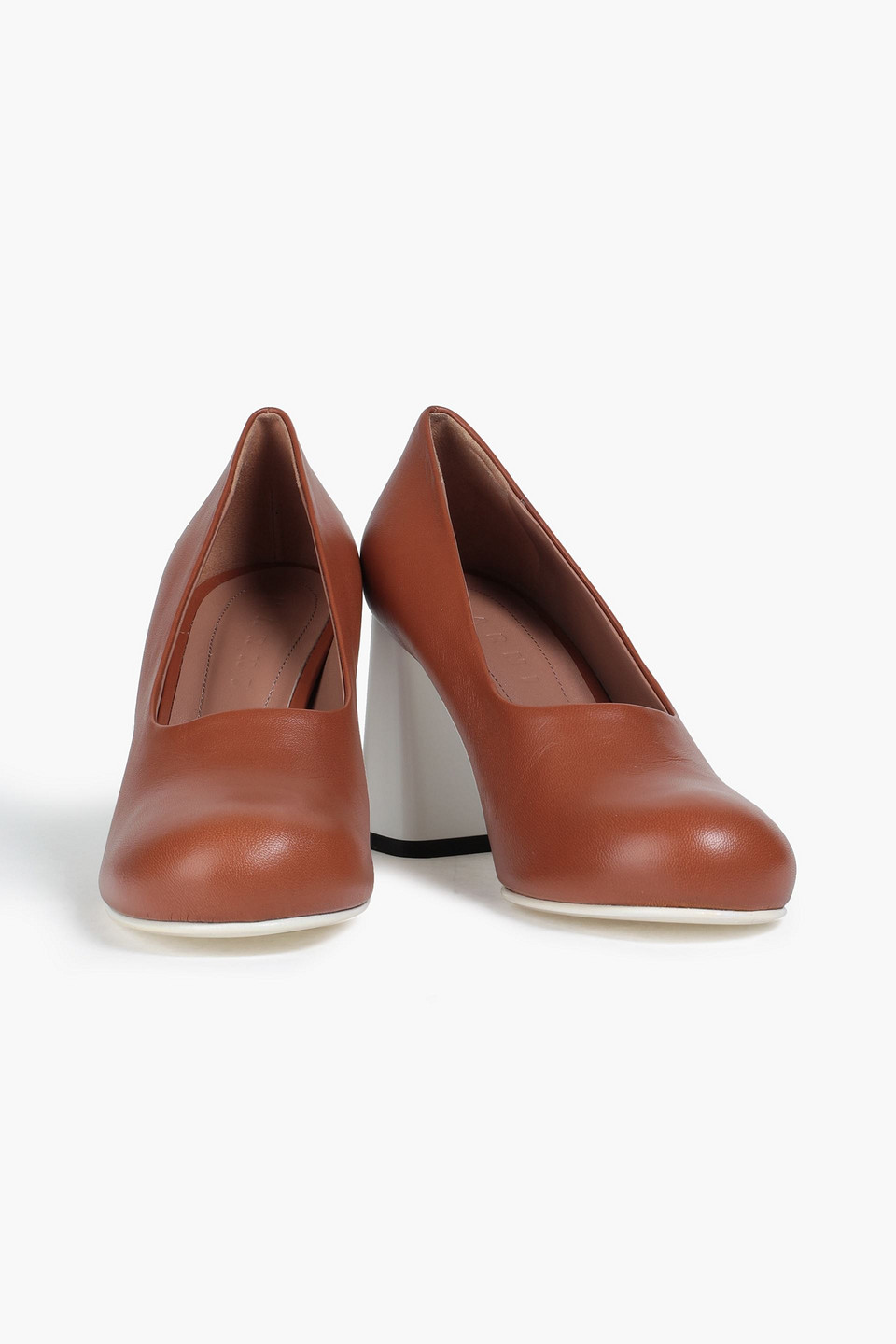 Marni Leather Pumps In Brown