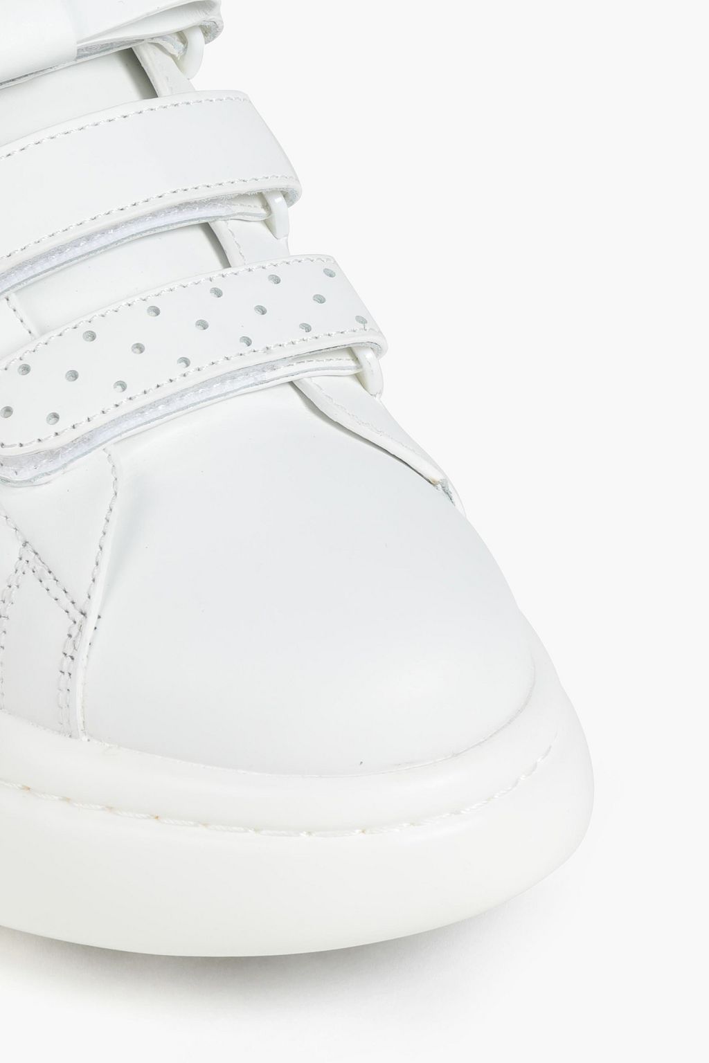 RED(V) Bow-embellished two-tone leather sneakers