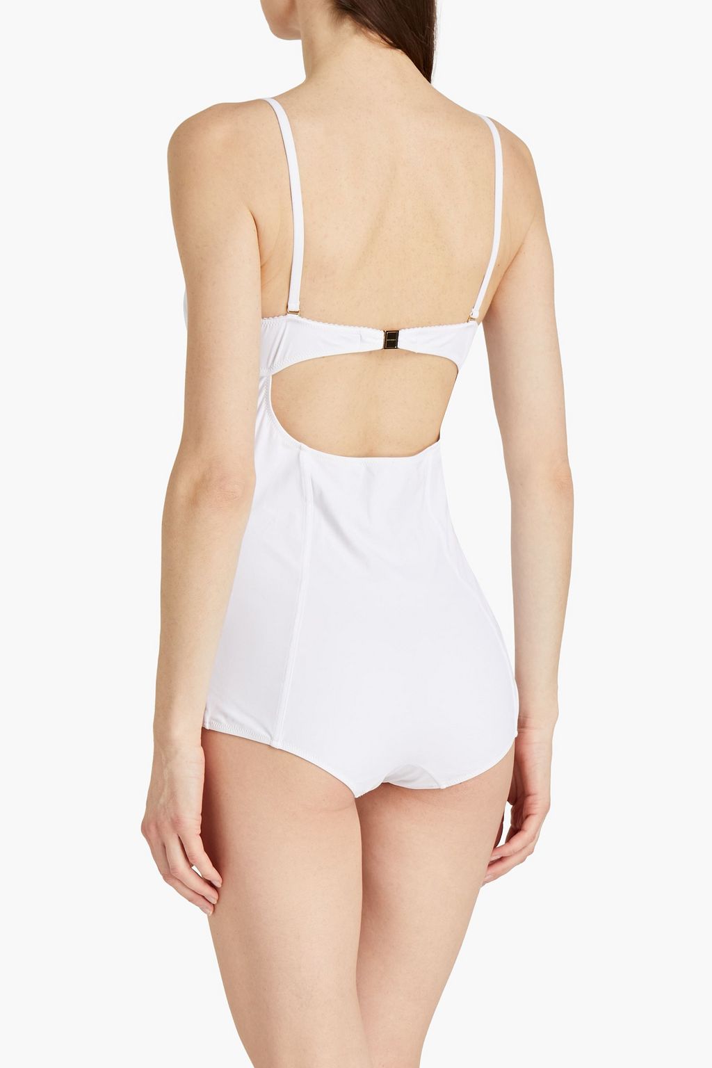 DOLCE&GABBANA BEACHWEAR Cutout underwired swimsuit