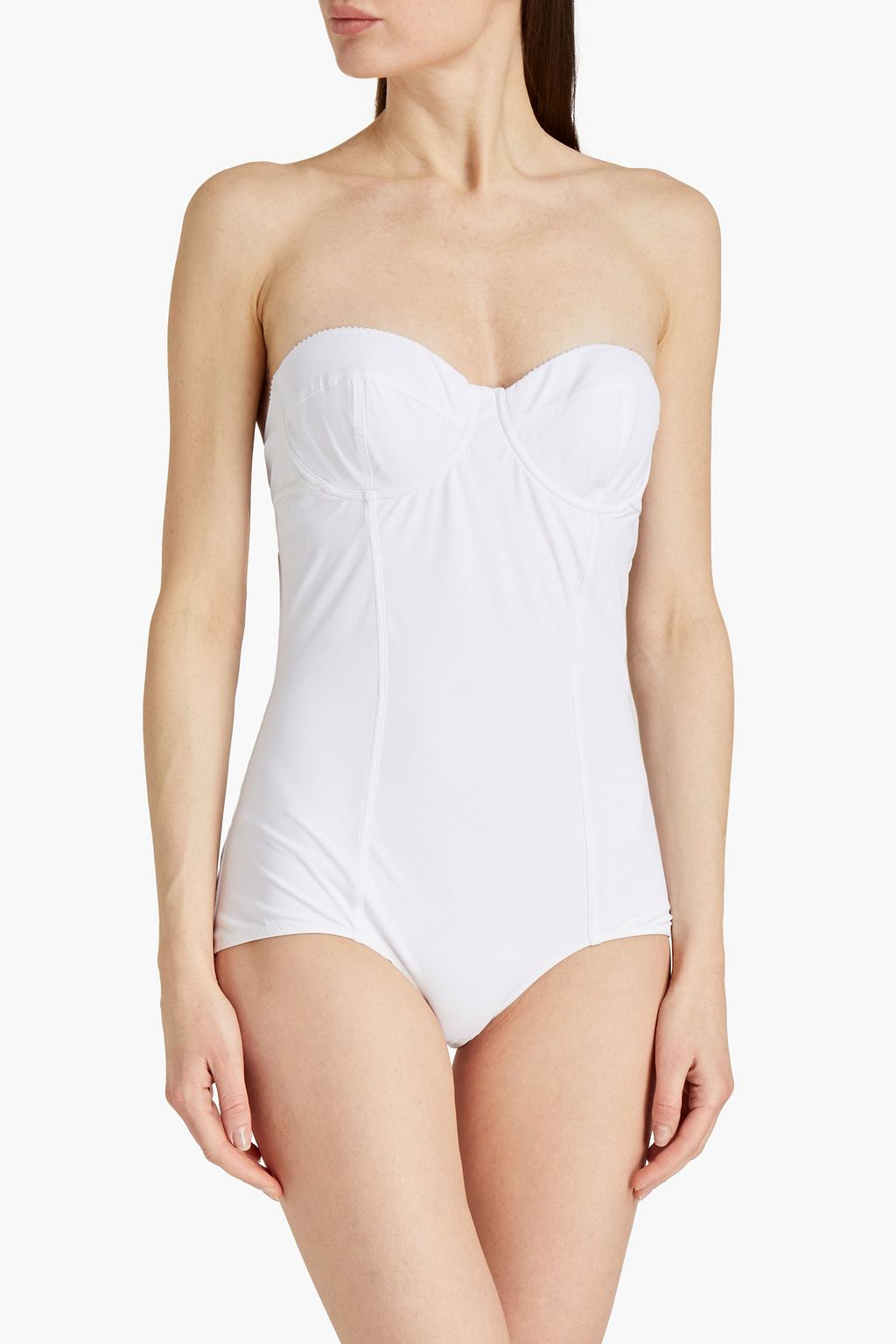 DOLCE&GABBANA BEACHWEAR Cutout underwired swimsuit