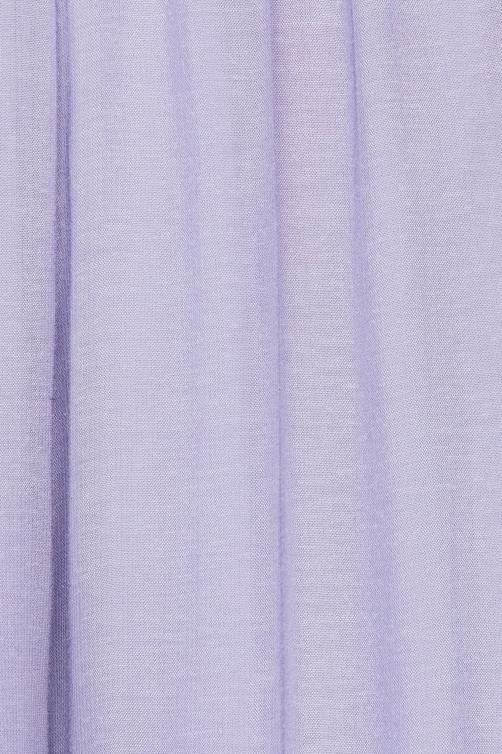 HALSTON Zuri Tencel and Lyocell-blend voile wide-leg pants