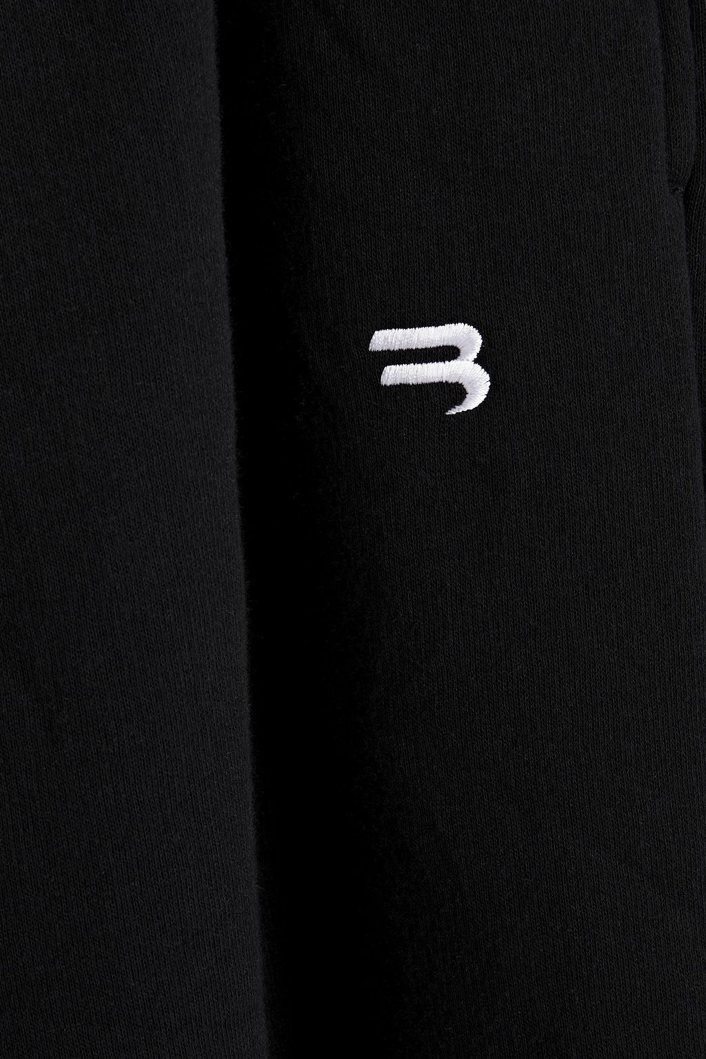 BALENCIAGA Logo-embroidered fleece sweatpants