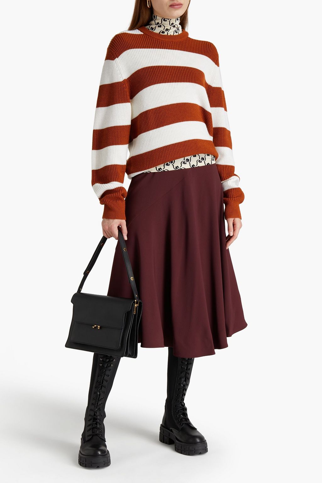 MARNI Cady midi skirt