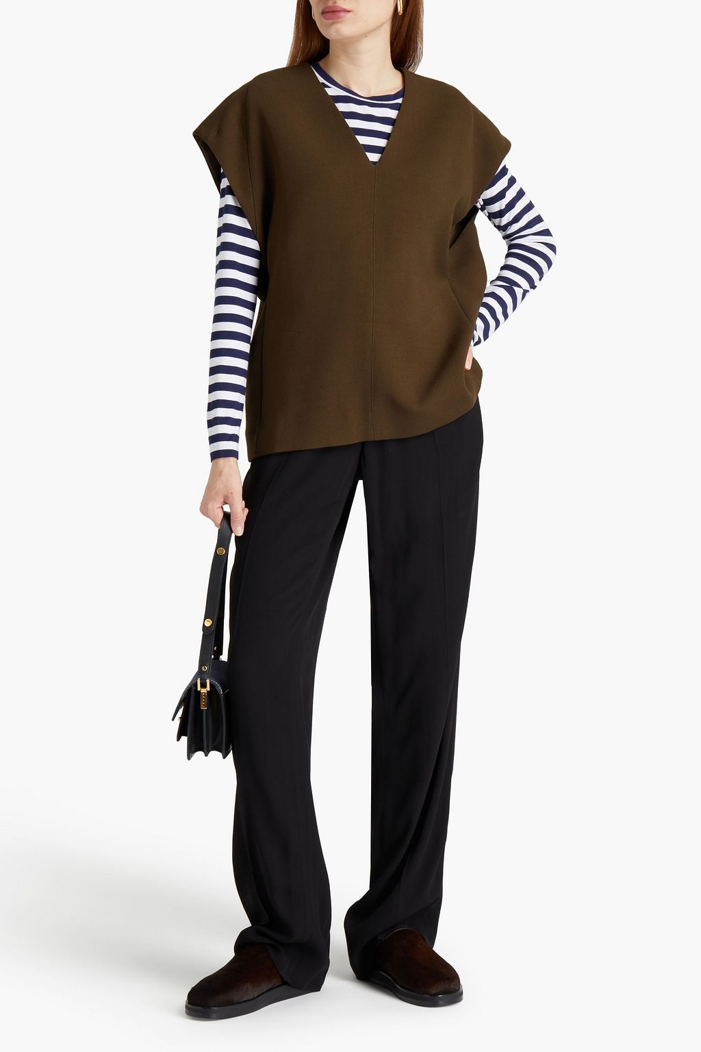 MARNI Crepe straight-leg pants