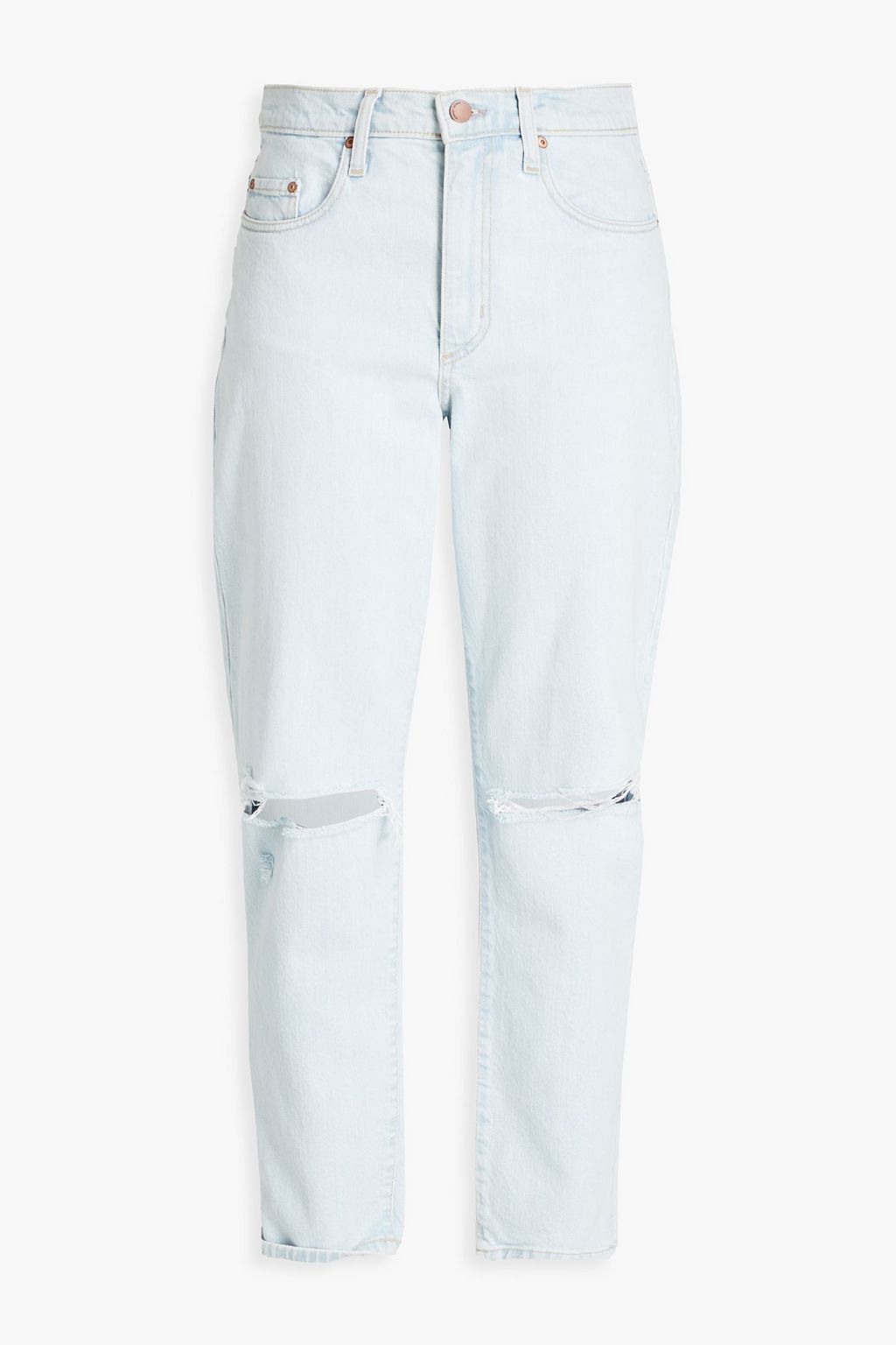 Light denim Kennedy distressed high 