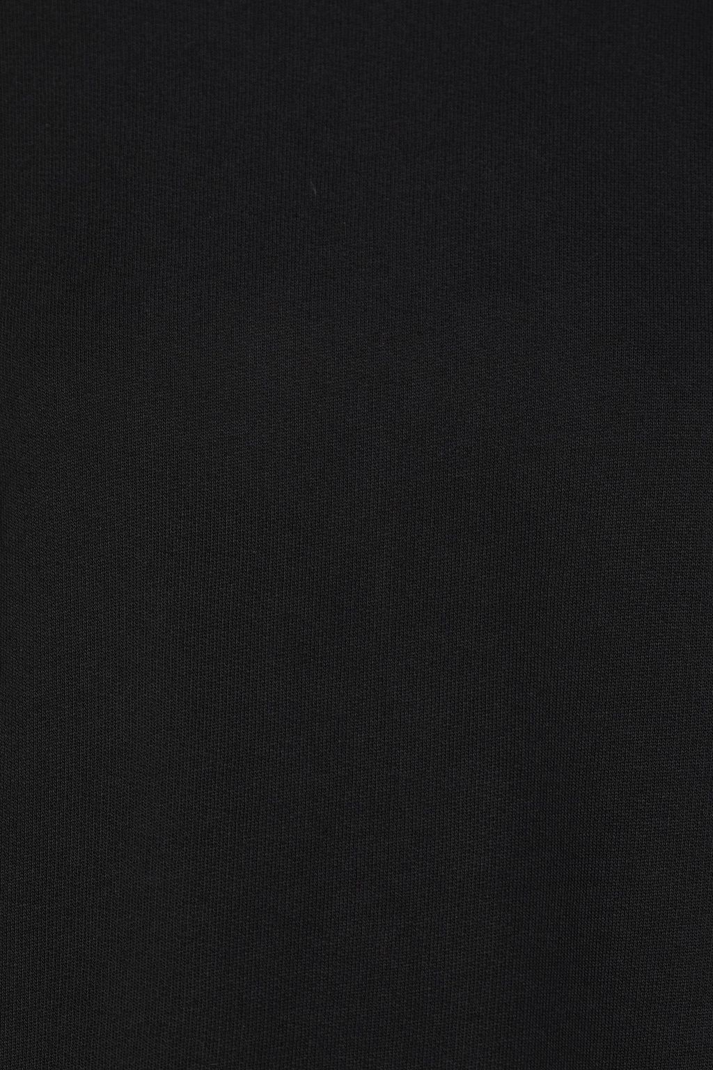 GANNI French cotton-terry sweatshirt