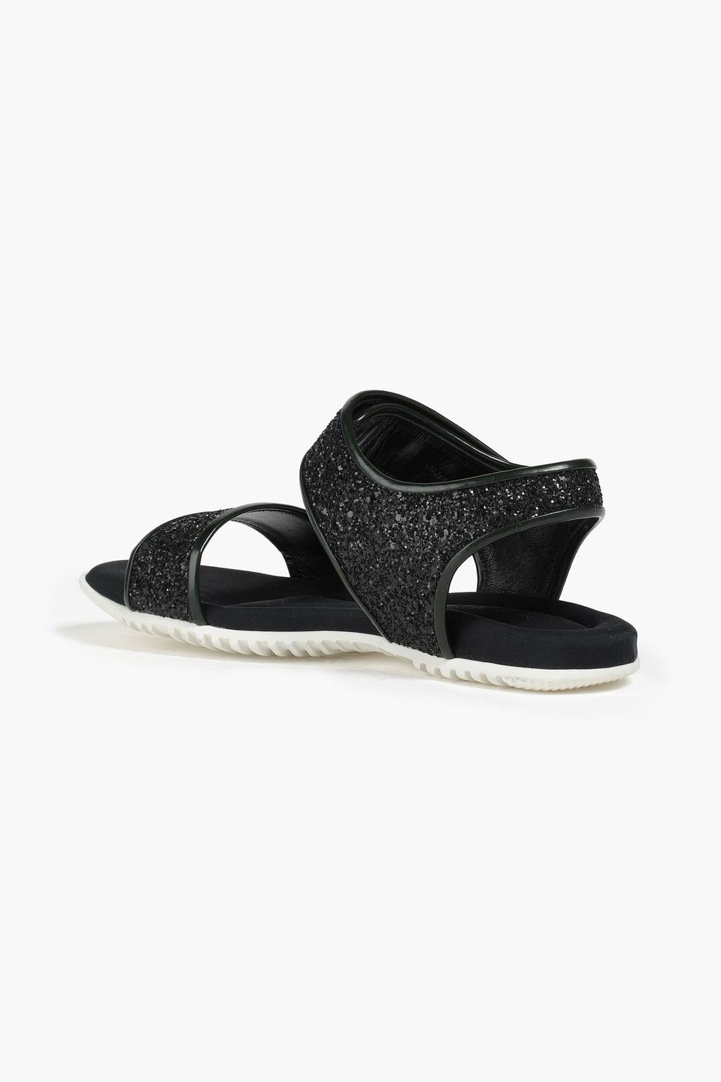 MARNI Glittered jersey sandals