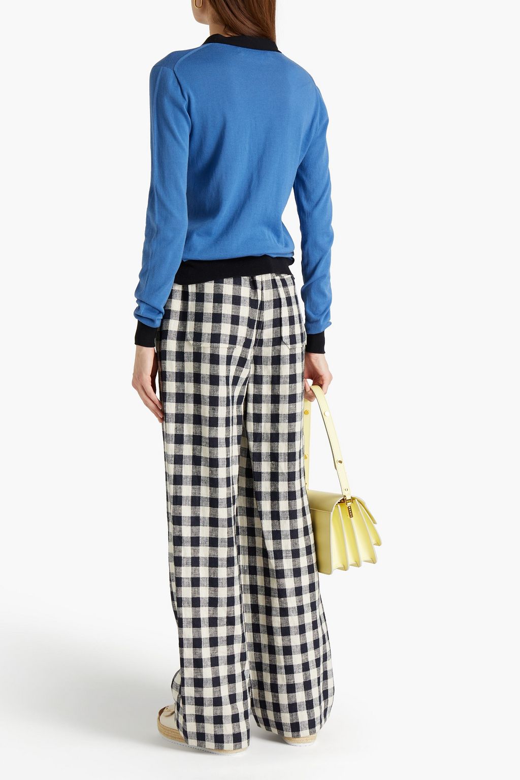 MARNI Two-tone cotton cardigan