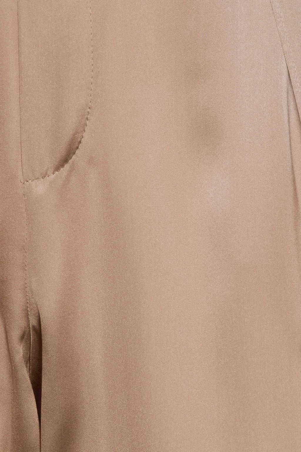 ATM ANTHONY THOMAS MELILLO Cropped silk-satin tapered pants