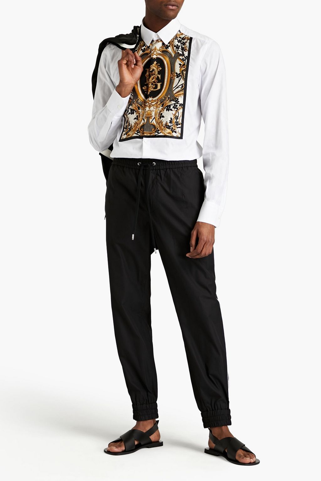 DOLCE&GABBANA Cotton track pants