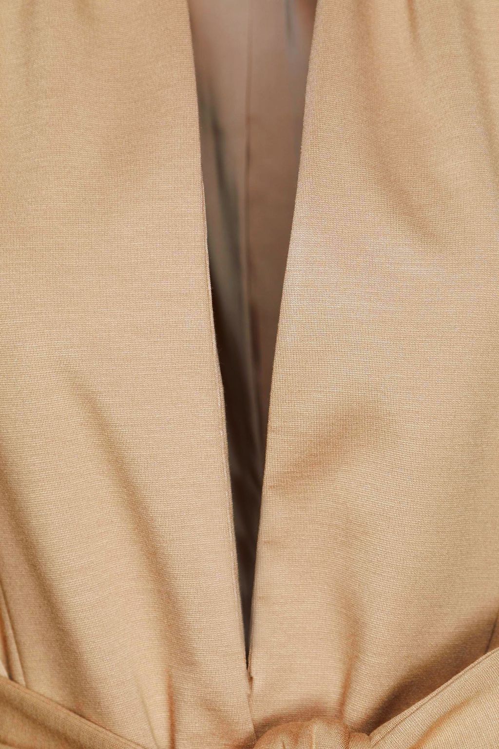 HALSTON ベルト付き ニット ジャケット
